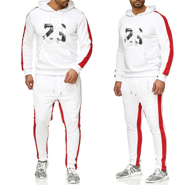 Men's White Designer Tracksuits